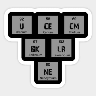 Periodic Table Sticker